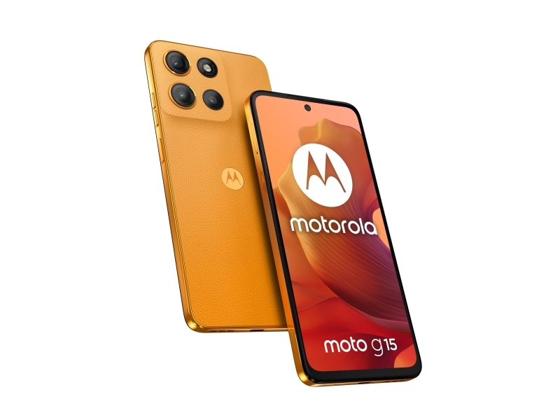 Moto G15, 17,1 Cm (6.72"), 8 Gb, 128 Gb, 50 Mp, Android 15, Orange fra Motorola