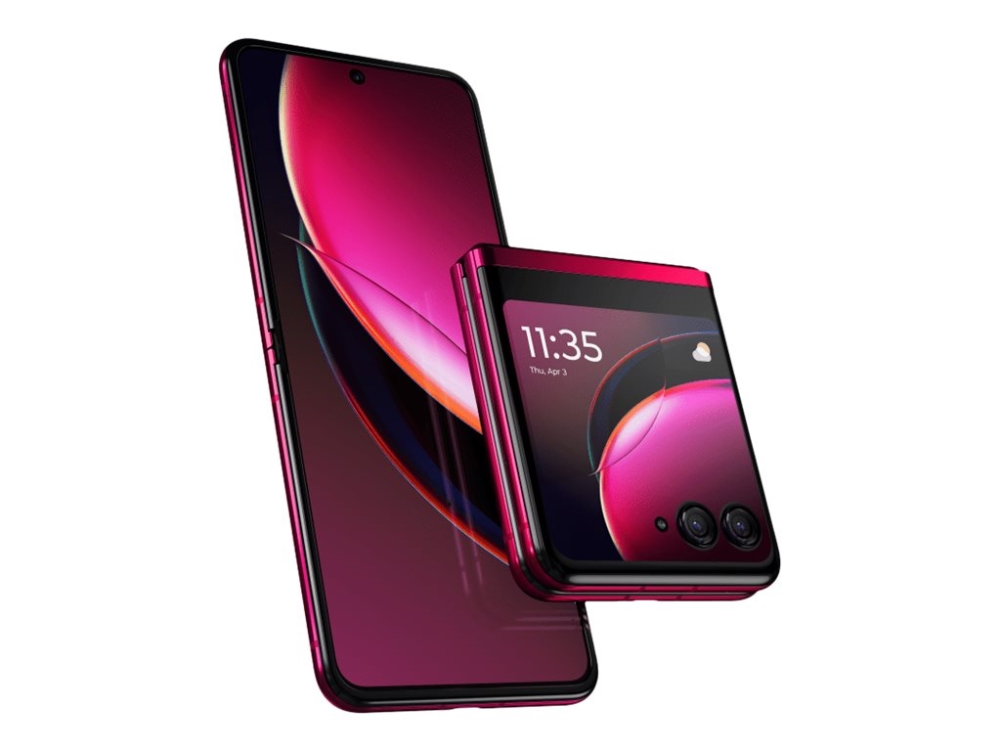 Razr 40 Ultra   5g Smartphone   Dual Sim   Ram 8 Gb   Intern Hukommelse 256 Gb   Poled Display   6.9"   2640 X 1080 Pixels (165 Hz)   2x Bag fra Motorola