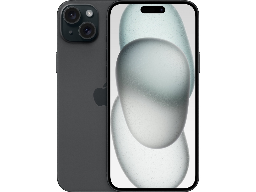 Iphone 15 Plus , 17 Cm (6.7"), 2796 X 1290 Pixel, 128 Gb, 48 Mp, Ios 17, Sort fra Apple