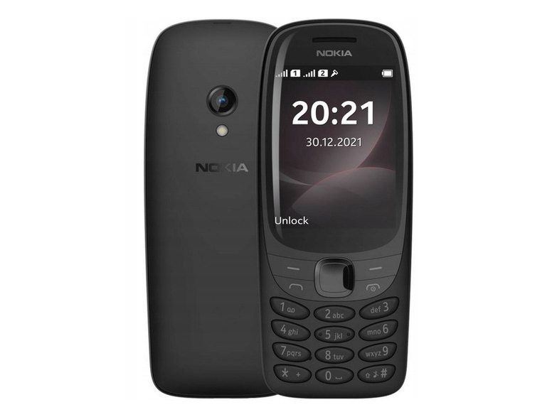 6310, Menu, Dual Sim, 7,11 Cm (2.8"), 0,3 Mp, 1150 Mah, Sort fra Nokia