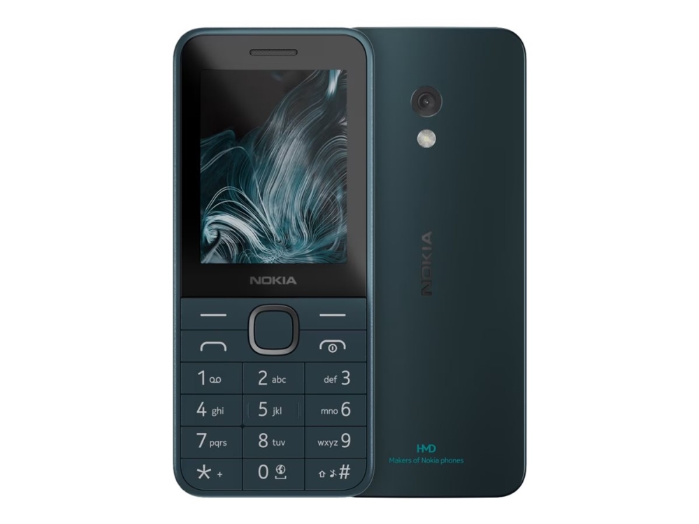 Nokia 225 4g (2024)   4g Funktionstelefon   Dual Sim   Ram 64 Mb   Intern Hukommelse 128 Mb   Microsd Slot   Rear Camera 0,3 Mp   Mørkeblå fra Hmd Global
