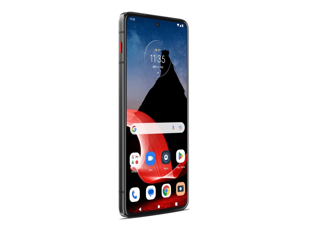 Thinkphone   5g Smartphone   Dual Sim   Ram 8 Gb   Intern Hukommelse 256 Gb   Poled Display   6.55"   2400 X 1080 Pixels (144 Hz)   3x Bagka fra Motorola