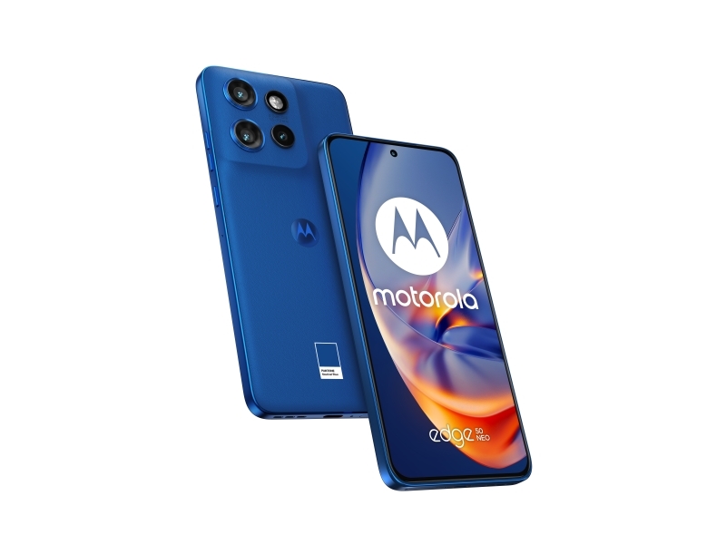 Edge 50 Neo , 16,1 Cm (6.36"), 12 Gb, 512 Gb, 50 Mp, Android 14, Blå fra Motorola