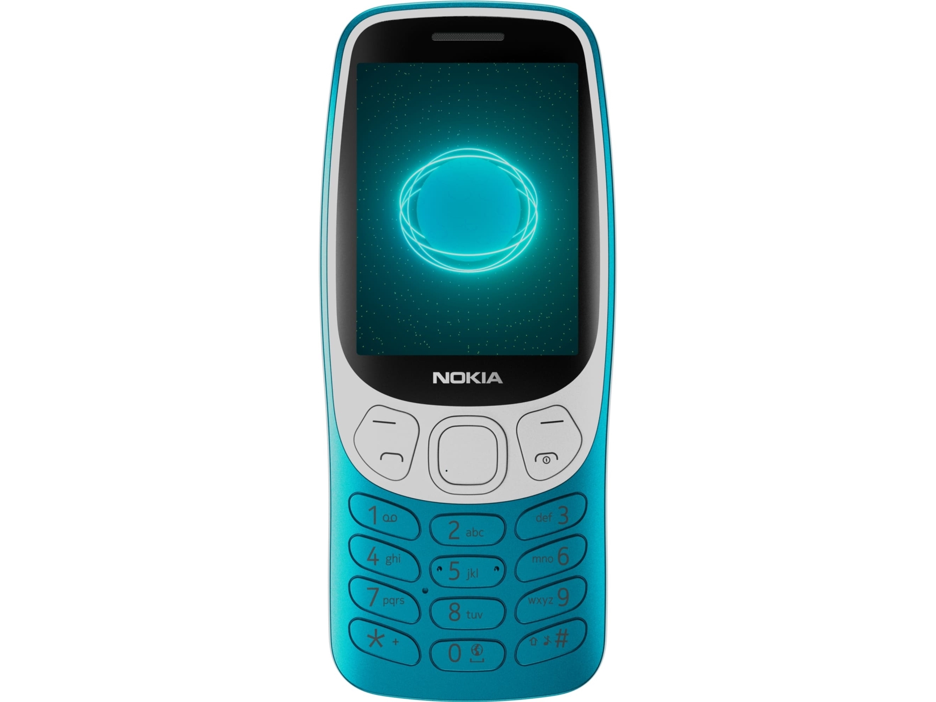 3210 4g, Menu, Dual Sim, 6,1 Cm (2.4"), 2 Mp, 1450 Mah, Blå fra Nokia