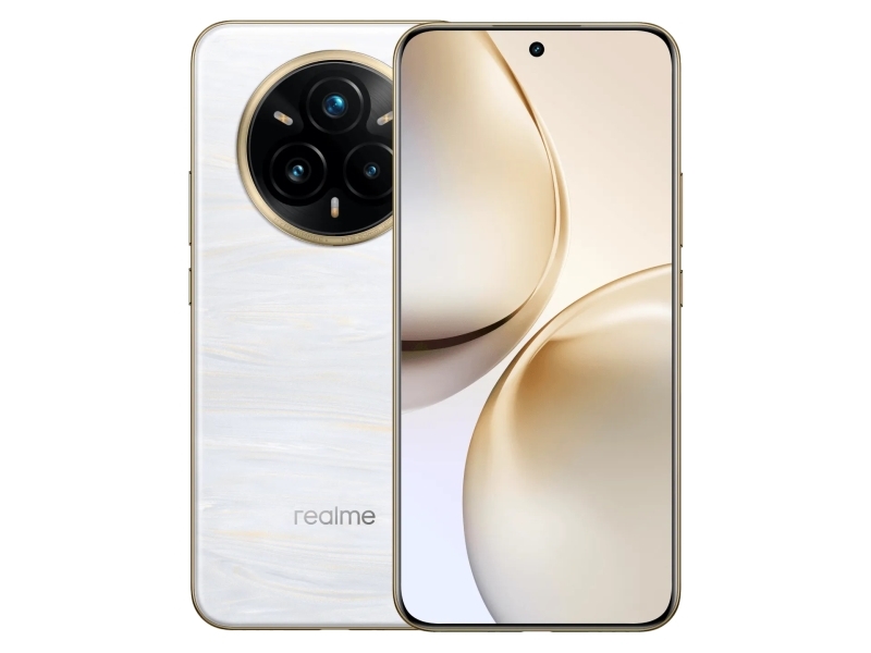 14 Pro+ 5g, 17,4 Cm (6.83"), 8 Gb, 256 Gb, 50 Mp, Android 15, Hvid fra Realme