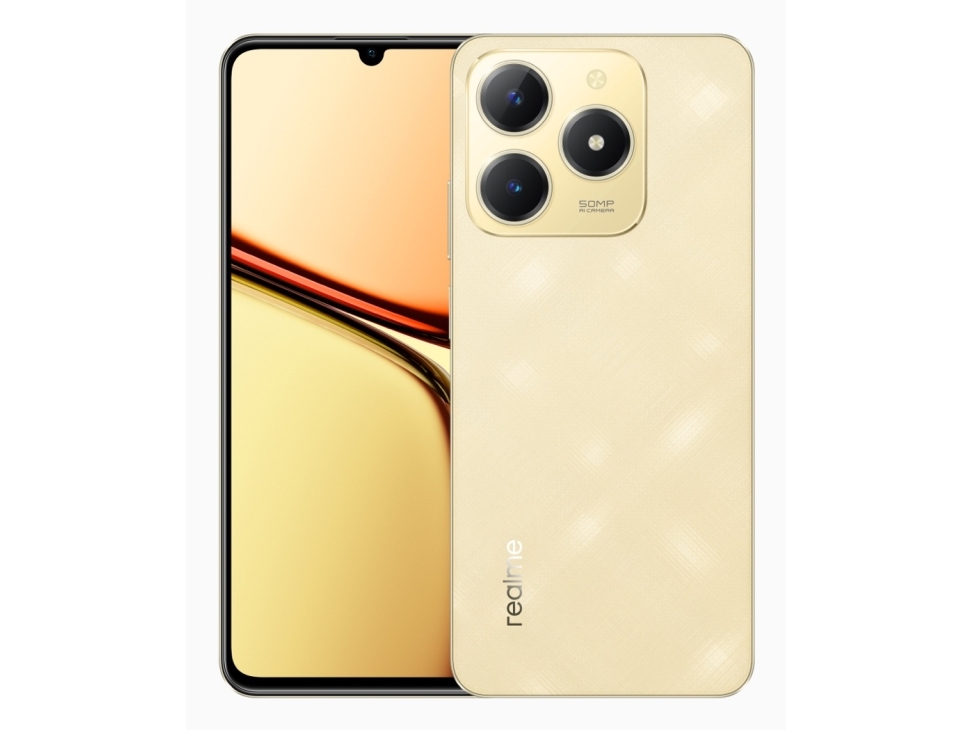 C61, 17,1 Cm (6,74"), 6 Gb, 256 Gb, 50 Mp, Android 14, Guld fra Realme