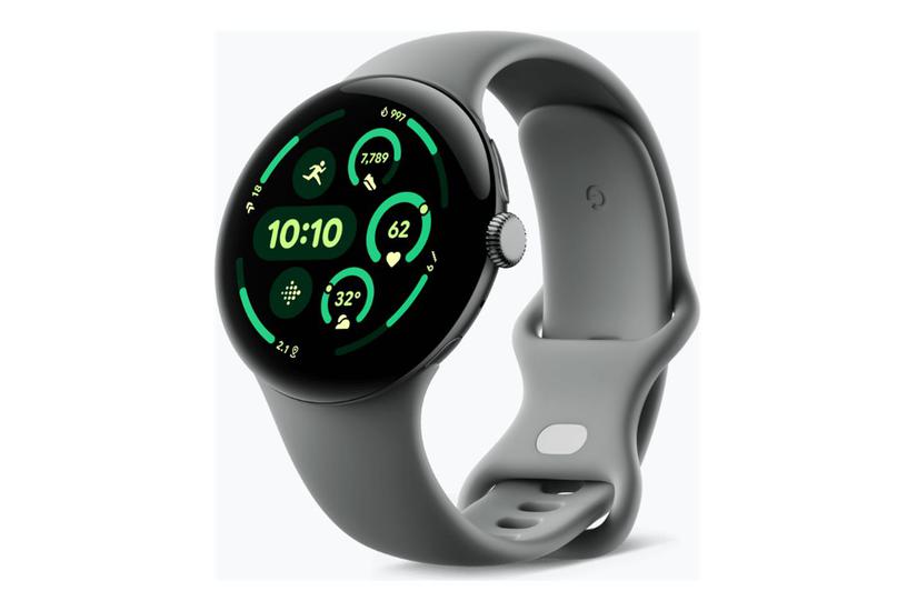 Pixel Watch 3   Matsort Aluminium   Smart Ur Med Aktivt Bånd   Nøddebrun   32 Gb fra Google